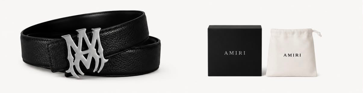 Cinturon Amiri Black