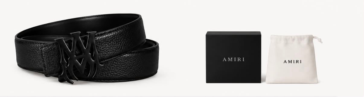 Cinturon Amiri Black