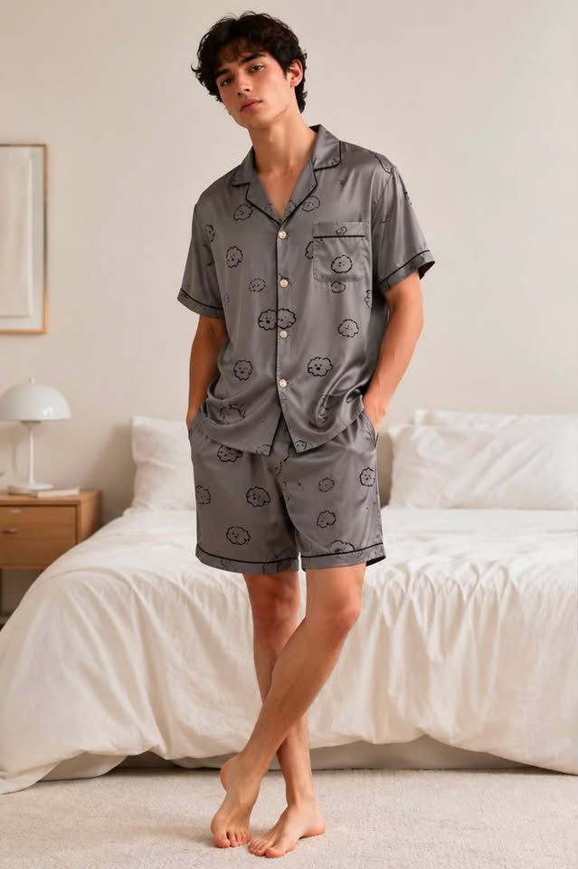 Pijama Verano Gris