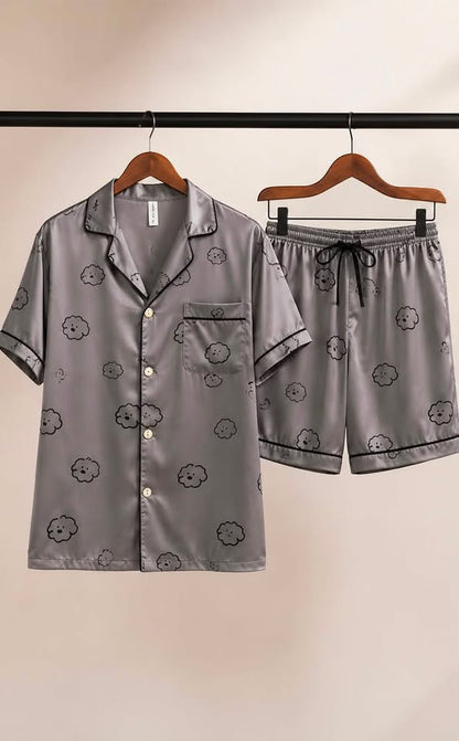 Pijama Verano Gris